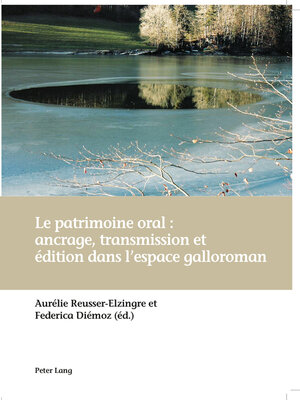 cover image of Le patrimoine oral